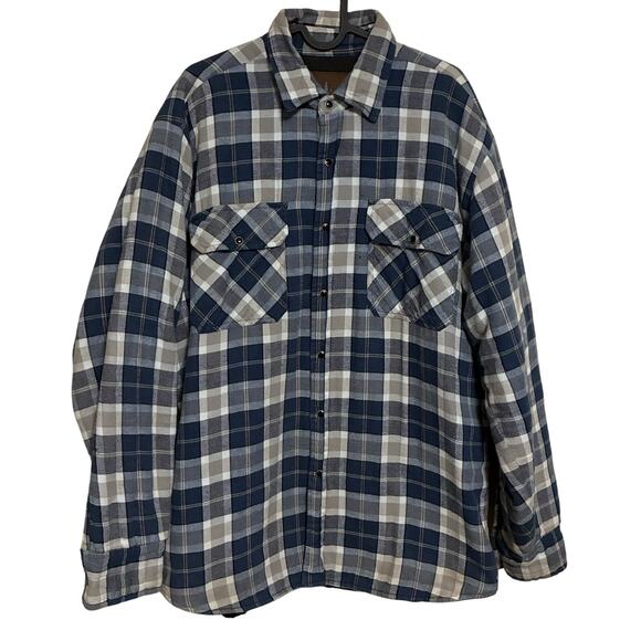 Great Northwest Quilted Lined Flannel Mens Size XL - Picture 1 of 6